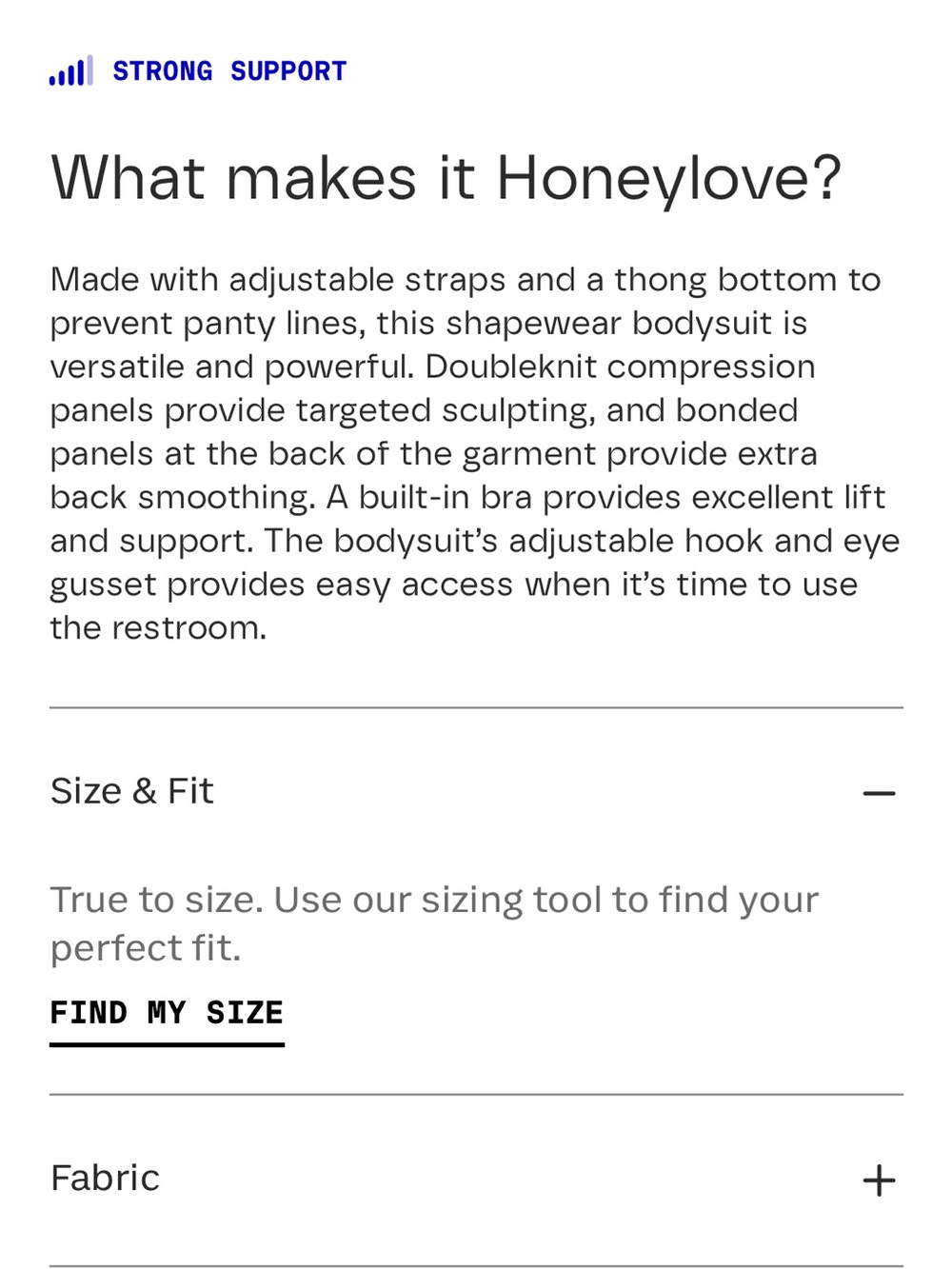 NEW Honeylove Cami Thong Bodysuit Shapewear - Picture 13 of 14